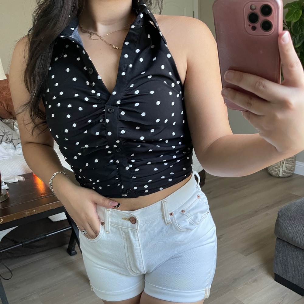 NEW! Ponla dot halter top